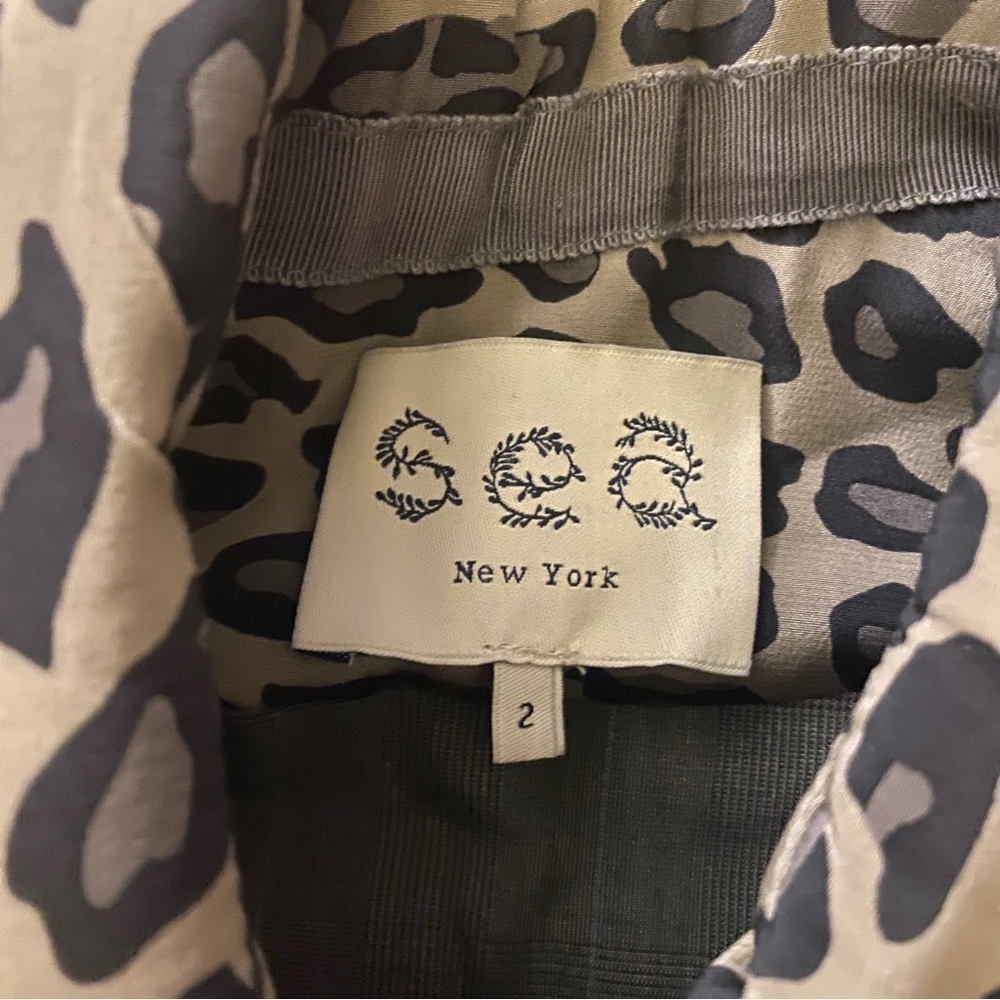 SEA New York Silk Animal print vest - Picture 7 of 16